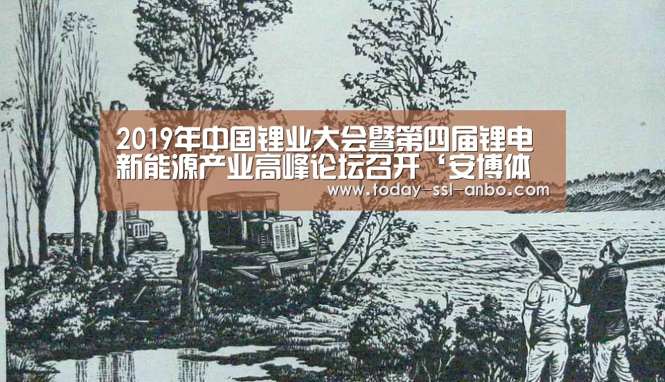 2019年中国锂业大会暨第四届锂电新能源产业高峰论坛召开‘安博体育官网下载’(图1) 安博体育官网下载
